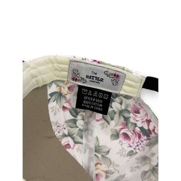 The Hatter Adjustable Floral Hat - Flat Bill - NWT - Picture 5 of 6